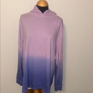 Soft Serve Eco-Friendly Cotton Cloud Ombre Pullover Hoodie size 2X